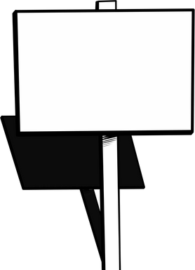 Blank Signboard Illustration
